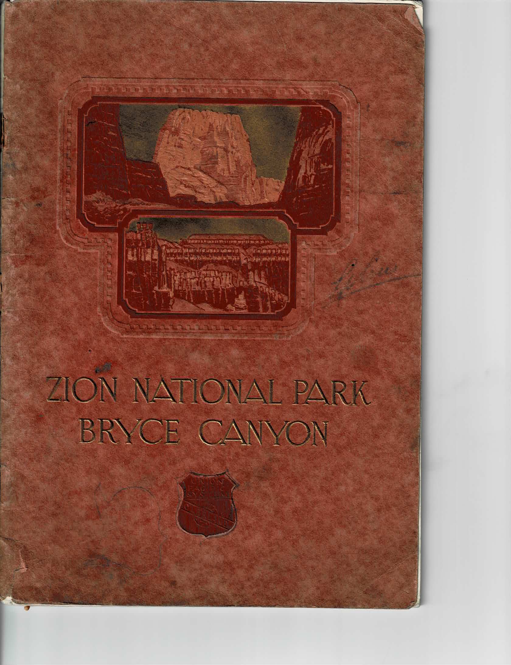 Historic illustration associated with Zion Canyon